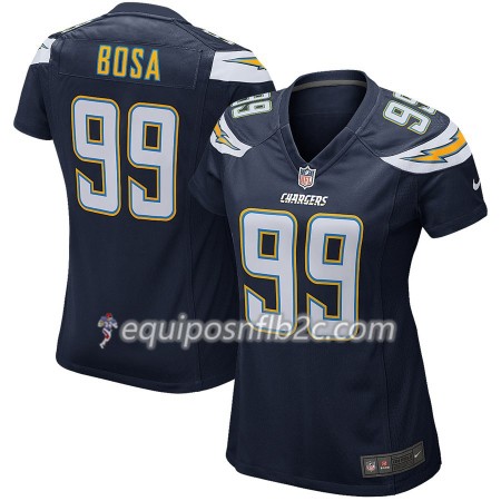 Camiseta Mujer NFL Los Angeles Chargers Joey Bosa 99 Nike Navy 